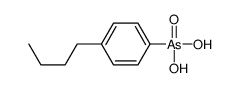 (4-butylphenyl)arsonic acid Structure