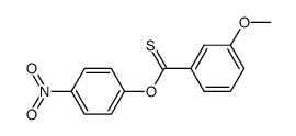 3-methoxythiobenzoic acid O-(4-nitrophenyl) ester结构式