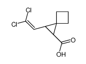 (1R,2S)-1-(2,2-dichloroethenyl)spiro[2.3]hexane-2-carboxylic acid Structure