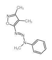 Isoxazole,3,4-dimethyl-5-(3-methyl-3-phenyl-1-triazen-1-yl)- picture