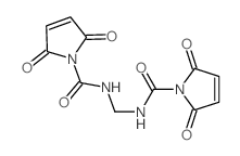 1H-Pyrrole-1-carboxamide, N,N-methylenebis[2,5-dihydro-2, 5-dioxo-结构式
