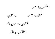 N-[(4-chlorophenyl)methyl]quinazolin-4-amine结构式