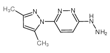 [6-(3,5-dimethylpyrazol-1-yl)pyridazin-3-yl]hydrazine结构式