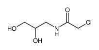 2-Chloro-N-(2,3-dihydroxypropyl)acetamide Structure