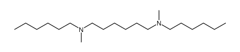N1,N6-dihexyl-N1,N6-dimethylhexane-1,6-diamine Structure