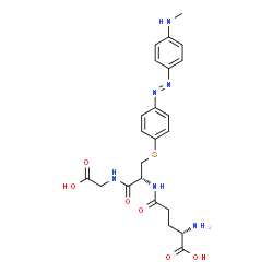 3-(glutathion-S-yl)-N-methyl-4-aminoazobenzene Structure