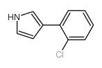 3-(2-氯苯基)-1H-吡咯结构式
