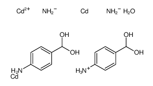 oxidanium,(4-aminophenyl)methanediol,azanide,cadmium,cadmium(2+) Structure