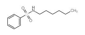 N-hexylbenzenesulfonamide Structure