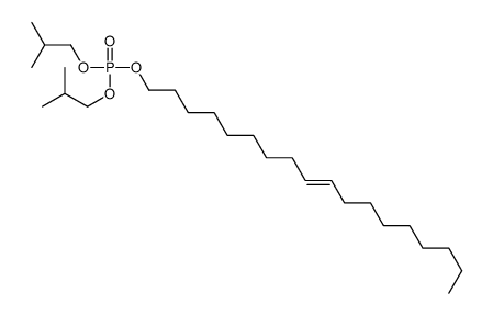 bis(2-methylpropyl) [(E)-octadec-9-enyl] phosphate结构式