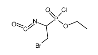 1-(ethoxychlorophosphoryl)-2-bromoethyl isocyanate结构式