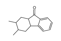 2,3-dimethyl-1,2,3,4,4a,9a-hexahydro-fluoren-9-one结构式