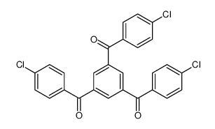 [3,5-bis(4-chlorobenzoyl)phenyl]-(4-chlorophenyl)methanone结构式