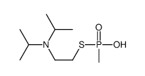 diisopropylaminoethyl methyl thiolophosphonate Structure