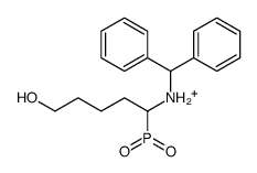 [1-(benzhydrylamino)-5-hydroxypentyl]-hydroxy-oxophosphanium Structure