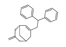 (1R,5S)-3-(2,2-diphenylethyl)-7-methylenebicyclo[3.3.1]non-2-ene结构式