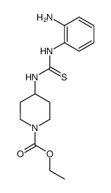 ethyl 4-{[(2-aminophenyl)aminothioxomethyl]amino}-1-piperidinecarboxylate Structure