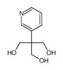 2-(hydroxymethyl)-2-pyridin-3-ylpropane-1,3-diol结构式