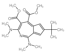 Cyclopent[c]azepine-4,5-dicarboxylicacid, 1,3-bis(dimethylamino)-7-(1,1-dimethylethyl)-, 4,5-dimethyl ester Structure