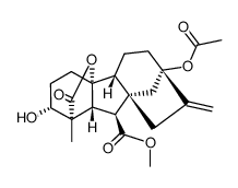 3-epi-gibberellin A1 methyl ester 13-acetate结构式