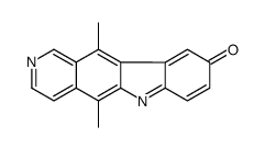 5,11-dimethylpyrido[4,3-b]carbazol-9-one Structure