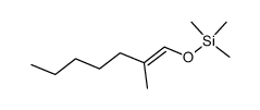 methyl-2 trimethylsilyloxy-1 heptene-1结构式