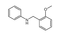 N-[o-methoxybenzyl]phenylamine结构式