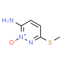 3-Pyridazinamine, 6-(methylthio)-, 2-oxide (9CI)结构式