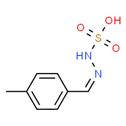 Hydrazinesulfonic acid, [(4-methylphenyl)methylene]- (9CI) Structure