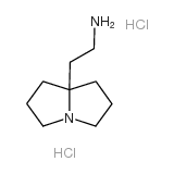 2-(HEXAHYDRO-1H-PYRROLIZIN-7A-YL)ETHANAMINE DIHYDROCHLORIDE structure