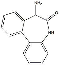 7-amino-5,7-dihydro-6H-dibenzo[b,d]azepin-6-one结构式