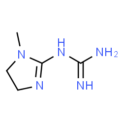 Guanidine, (4,5-dihydro-1-methyl-1H-imidazol-2-yl)- (9CI)结构式