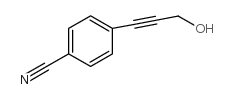 4-(3-HYDROXY-PROP-1-YNYL)-BENZONITRILE Structure