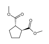1,2-Cyclopentanedicarboxylic acid, dimethyl ester, trans-(.+/-.)-结构式