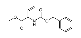 N-[(benzoyloxy)carbonyl]-D,L-vinylglycine methyl ester Structure