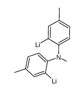 CH3N(C6H3-p-CH3-o-Li)2 Structure
