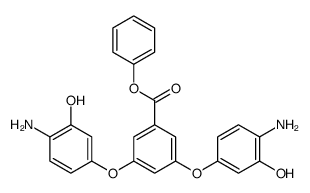 phenyl 3,5-bis(4-amino-3-hydroxyphenoxy)benzoate结构式