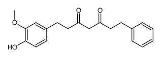 1-(4-hydroxy-3-methoxyphenyl)-7-phenylheptane-3,5-dione Structure