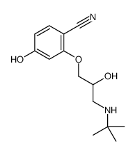 2-[3-(tert-butylamino)-2-hydroxypropoxy]-4-hydroxybenzonitrile Structure