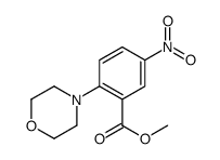 METHYL 2-MORPHOLINO-5-NITROBENZENECARBOXYLATE Structure