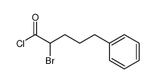 2-bromo-5-phenyl-valeryl chloride结构式