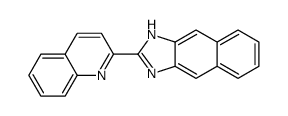 2-quinolin-2-yl-1H-benzo[f]benzimidazole结构式