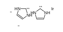 bis(1,3-dihydroimidazol-2-ylidene)iridium,carbanide结构式