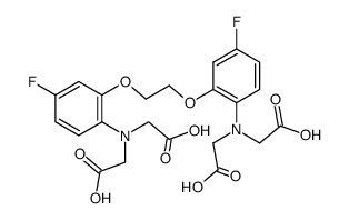 N,N'-[1,2-乙二基双[氧(4-氟-2,1-苯基)]]双[N-(羧甲基)甘氨酸]结构式