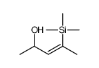4-trimethylsilylpent-3-en-2-ol结构式