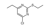 4-ethyl-2-ethylsulfanyl-6-chloro-pyrimidine Structure