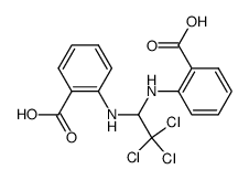 N,N'-(2,2,2-trichloro-ethylidene)-di-anthranilic acid结构式