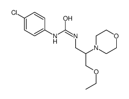 1-(4-chlorophenyl)-3-(3-ethoxy-2-morpholin-4-ylpropyl)urea Structure