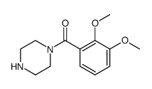 Methanone, (2,3-dimethoxyphenyl)-1-piperazinyl Structure