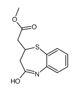 methyl 2-(4-oxo-3,5-dihydro-2H-1,5-benzothiazepin-2-yl)acetate结构式